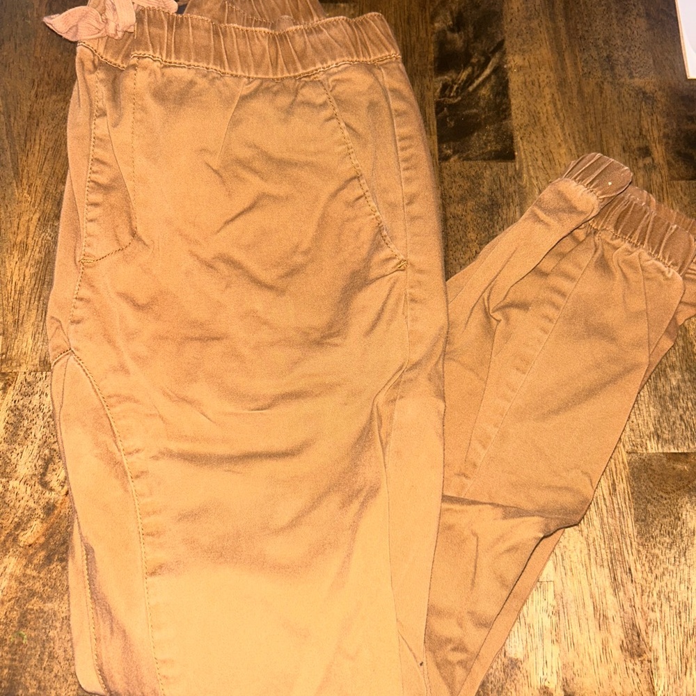PacSun Men's Camel Tan Drawstring Joggers